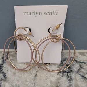 Marlyn Schiff Multi Hoop Earrings NWOT